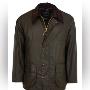 NWT Barbour Classic Bedale Waxed Jacket - OLIVE